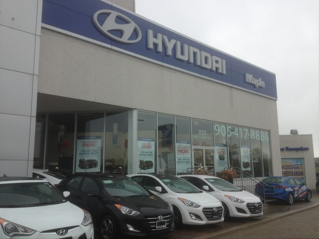 Maple Hyundai | 233 Sweetriver Blvd, Maple, ON L6A 4G9, Canada | Phone: (905) 417-8886