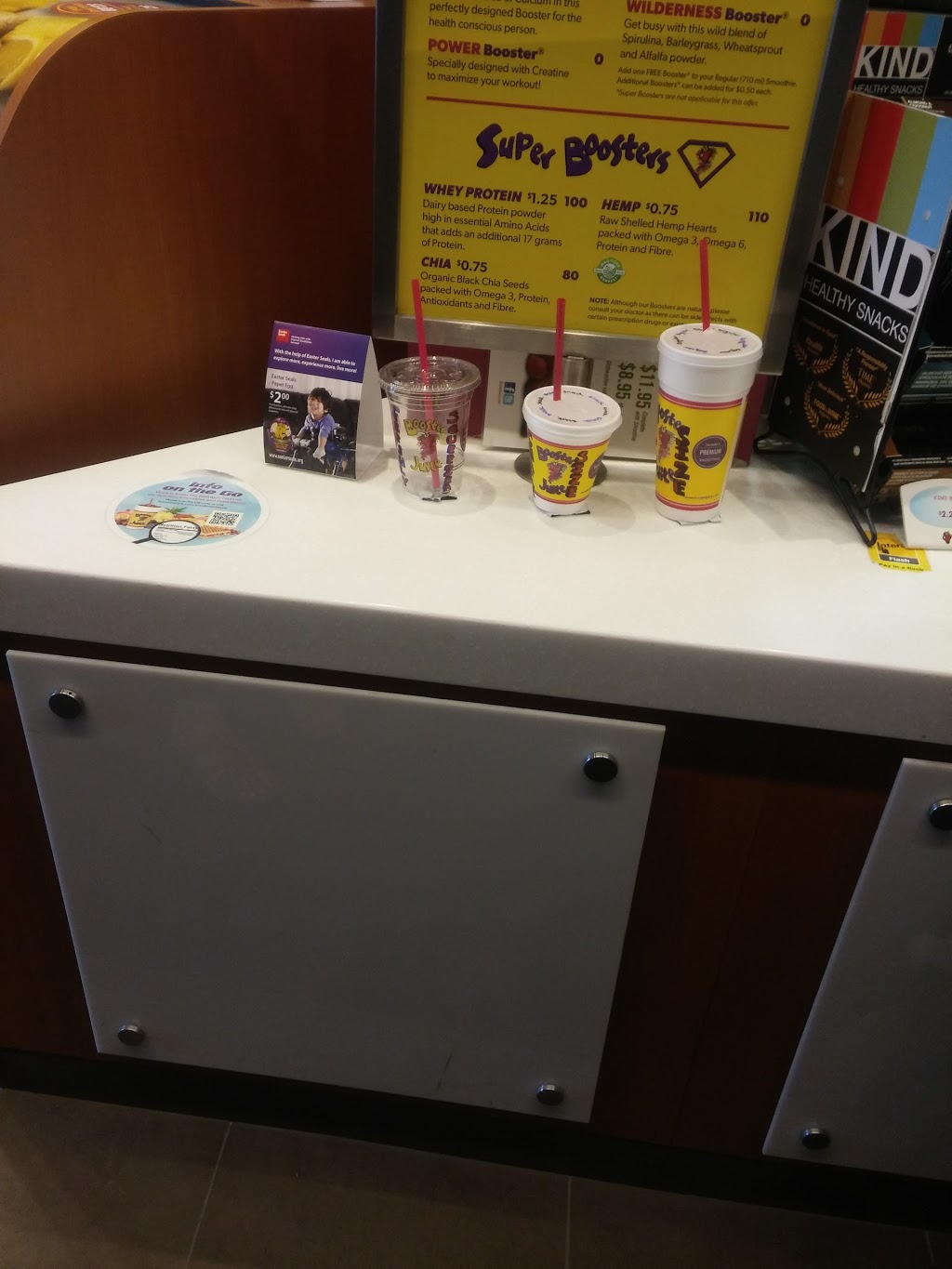 Booster Juice | 650 Kingston Rd Unit 107, Pickering, ON L1V 3N7, Canada | Phone: (905) 420-1010