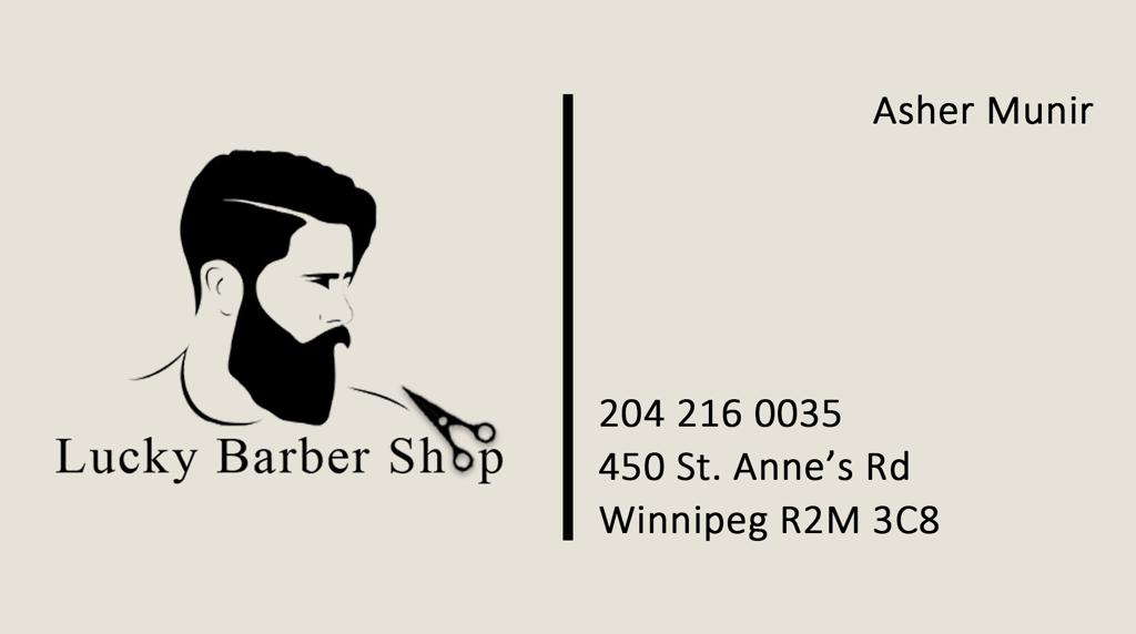 Lucky Barber shop | 450 St Annes Rd, Winnipeg, MB R2M 3C8, Canada | Phone: (204) 216-0035