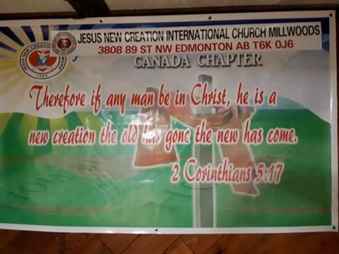 Jesus New Creation International Church Millwoods | 3809 89 St NW, Edmonton, AB T6K 1T2, Canada | Phone: (780) 461-0241