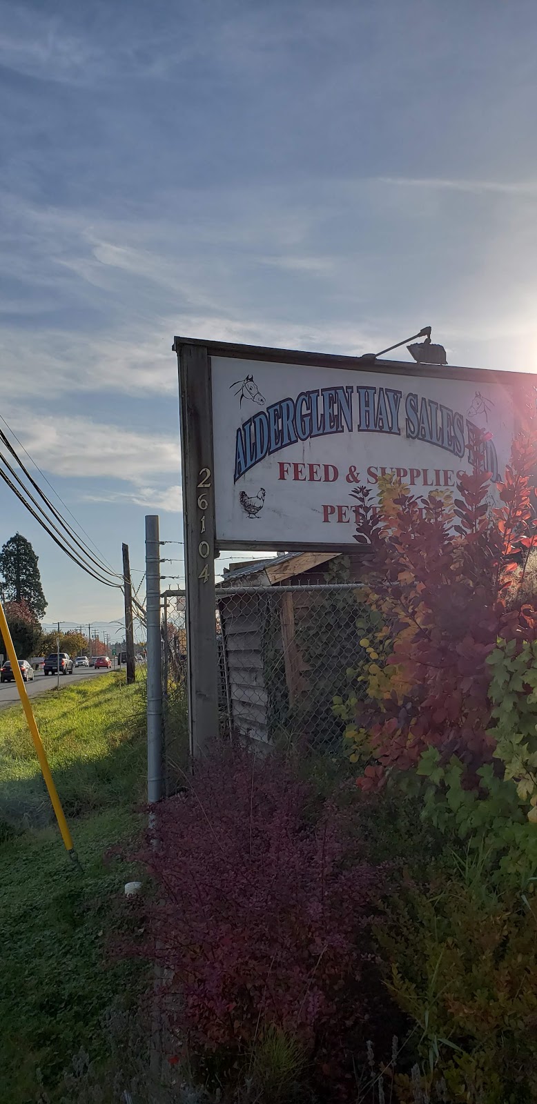Alderglen Hay Sales Ltd | 26104 Fraser Hwy, Aldergrove, BC V4W 2Z7, Canada | Phone: (604) 856-7901