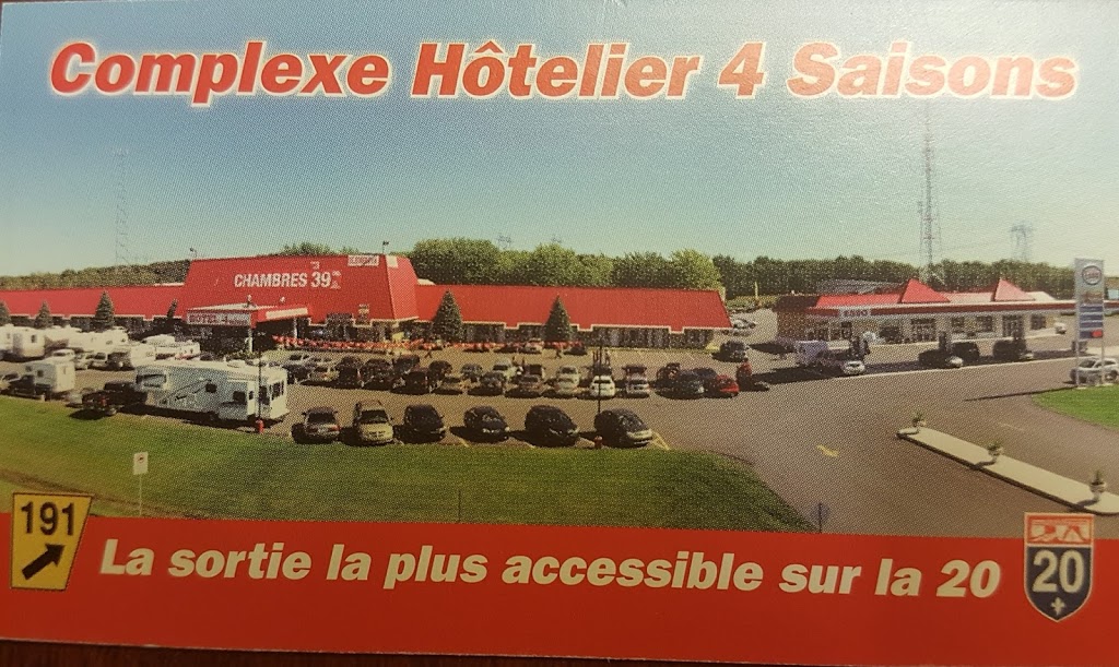 Hotel-Motel Le 4 Saison | 1260 Chemin Quatre Saisons, Notre-Dame-du-Bon-Conseil, QC J0C 1A0, Canada | Phone: (819) 336-3606