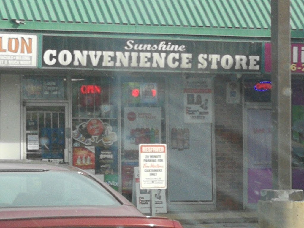 Sunshine Convenience Store | 4820 Sheppard Ave E Unit 25, Scarborough, ON M1S 5M8, Canada | Phone: (647) 350-1188