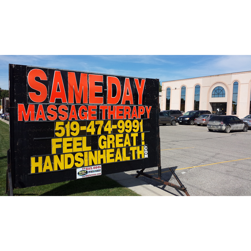 Hands In Health Massage Therapy & Wellness Centre | 747 Hyde Park Rd #118, London, ON N6H 3S3, Canada | Phone: (519) 474-9991