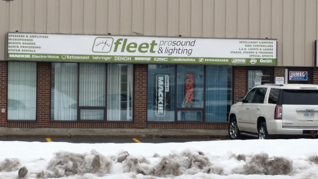 Fleet Pro Sound & Lighting Inc | 6 Bexley Pl #104, Nepean, ON K2H 8W2, Canada | Phone: (613) 829-1228