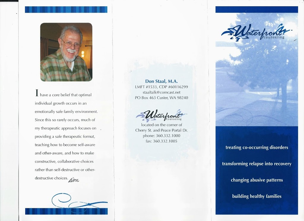 Waterfront Counseling | 228 Cherry St, Blaine, WA 98230, USA | Phone: (360) 332-1000