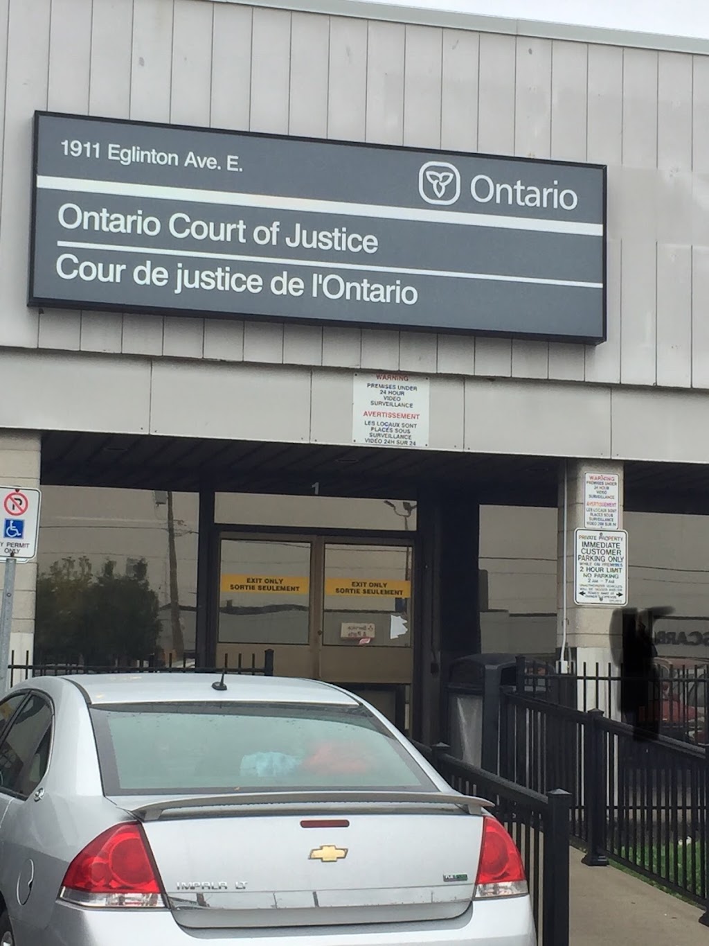 Scarborough Ontario Court of Justice | 1911 Eglinton Ave E, Scarborough, ON M1L 4P4, Canada | Phone: (800) 518-7901
