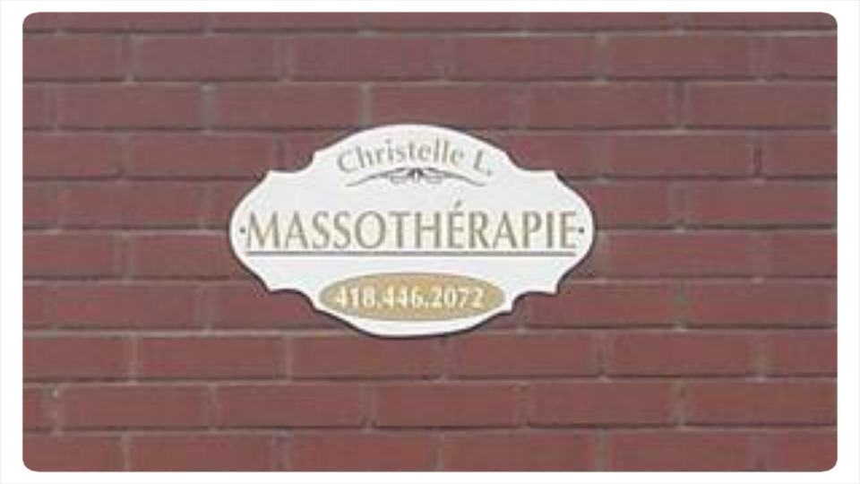 Massothérapie Christelle L. | 12880 10e Av, Saint-Georges, QC G5Y 1E1, Canada | Phone: (418) 446-2072