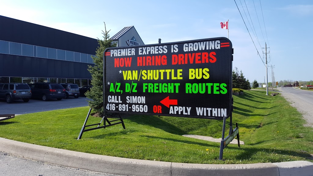 Premier Express Lines | 2659 Industrial Park Rd, Smithville, ON L0R 2A0, Canada | Phone: (905) 957-7771