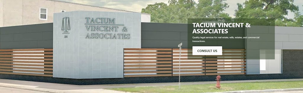 Tacium Vincent & Associates | 206 St Marys Rd, Winnipeg, MB R2H 1J3, Canada | Phone: (204) 989-4229