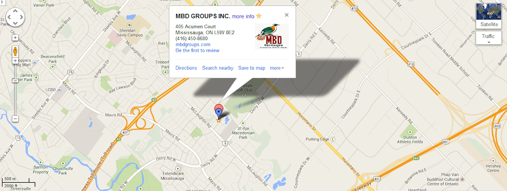 MBD Groups | 405 Acumen Ct, Mississauga, ON L5W 0E2, Canada | Phone: (416) 450-8680