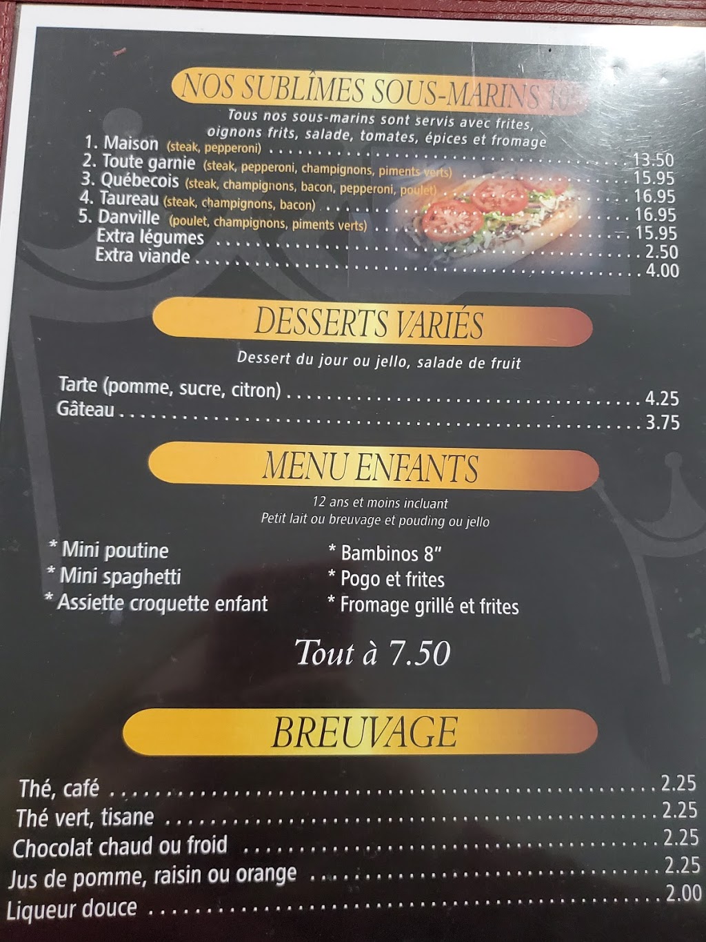 Restaurant du Roi | 1421 QC-116, Danville, QC J0A, Canada | Phone: (819) 839-9999
