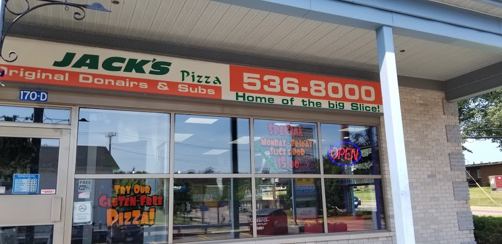 Jacks Pizza | 170 Main St, Sackville, NB E4L 4B4, Canada | Phone: (506) 536-8000