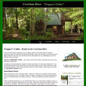"Trappers Cabin" | 7585 Catfish Rd, Lake Cowichan, BC V0R 2G0, Canada | Phone: (250) 749-4911