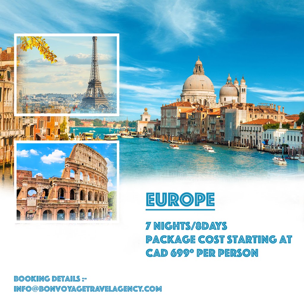 Bon Voyage Travel Agency | 35 Lark Ridge Way, Winnipeg, MB R3Y 1S4, Canada | Phone: (437) 329-7799