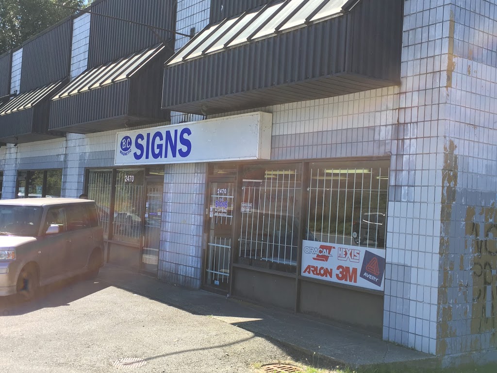 BC Magnetic Signs | 2470 Kingsway Ave, Port Coquitlam, BC V3C 1T4, Canada | Phone: (604) 942-2755