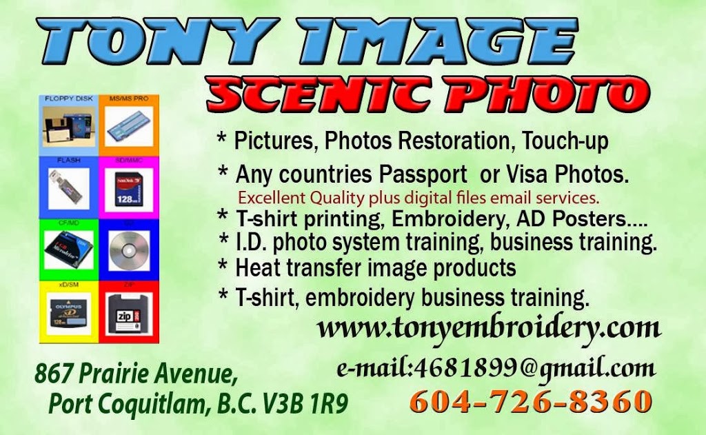Tony Image | 867 Prairie Ave, Port Coquitlam, BC V3B 1R9, Canada | Phone: (604) 726-8360