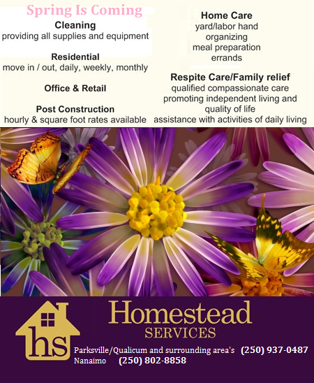 Homestead Services | 434 Allwood Rd, Parksville, BC V9P 1C4, Canada | Phone: (250) 937-0487