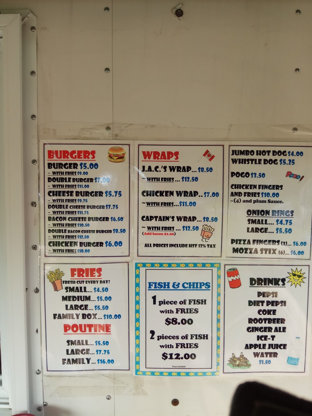 JACs Chip Wagon | 0 County Rd 42, Newboro, ON K0G 1P0, Canada | Phone: (613) 876-5454