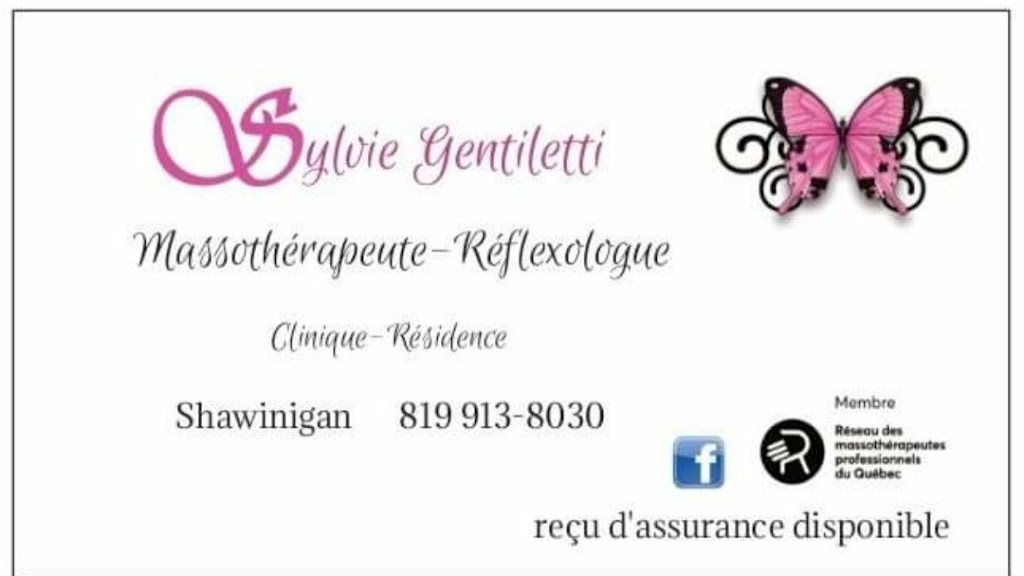 Massothérapie Sylvie Gentiletti | 807 Av. de Grand-Mère, Shawinigan, QC G9T 2H9, Canada | Phone: (819) 913-8030