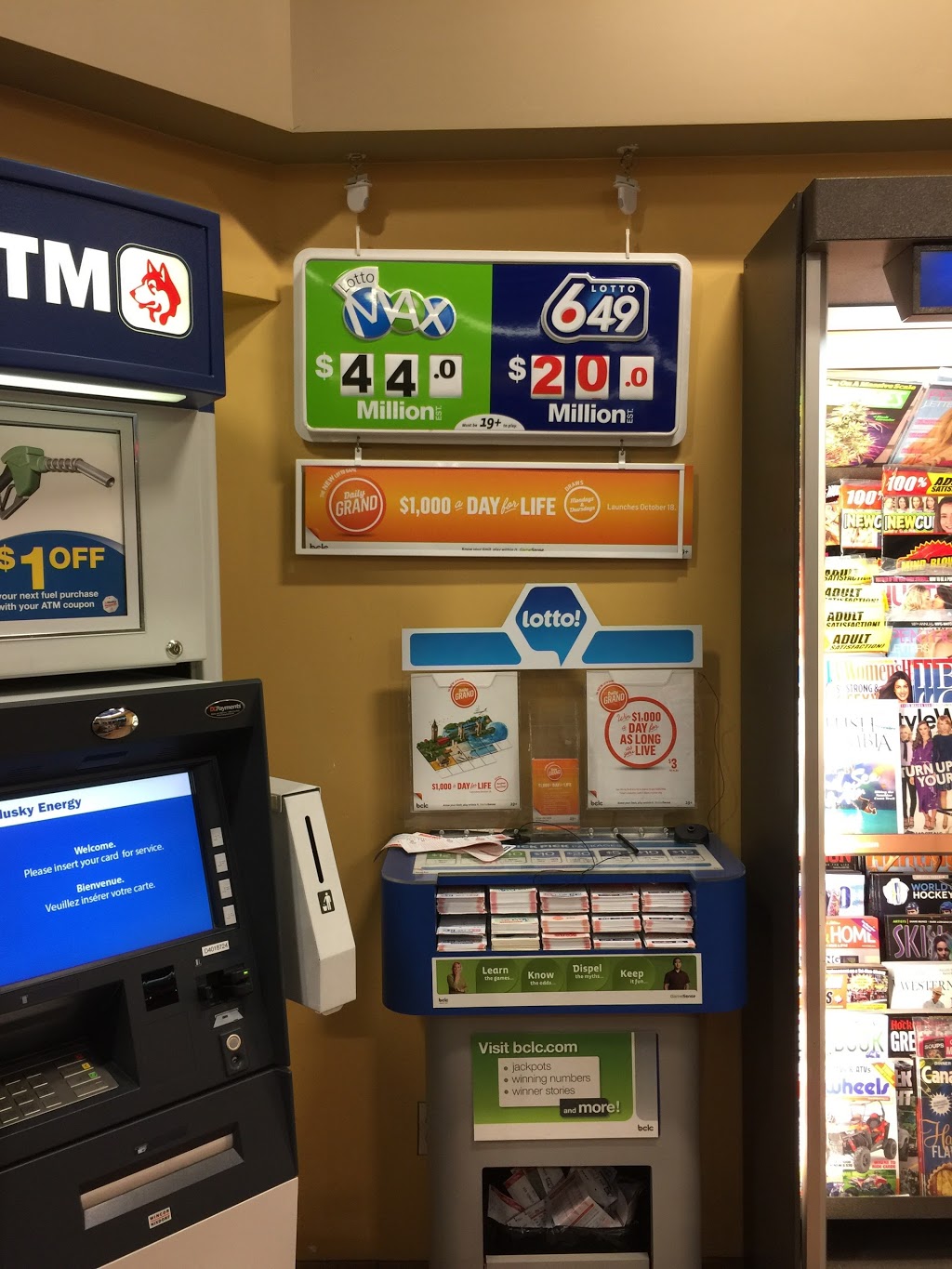 Husky BC Lotto Dealer | 9060 Bridgeport Rd, Richmond, BC V6X 1S1, Canada