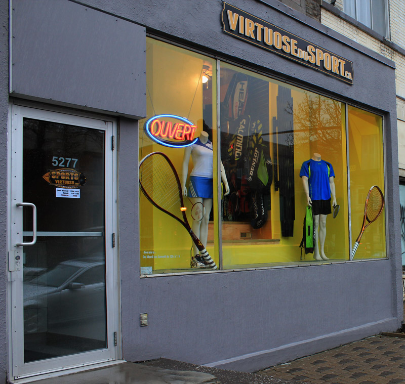 Boutique de raquettes/The racquet Store "Virtuose Du Sport" | store | 5277 Av du Parc, Montréal, QC H2V 4G9, Canada | 5142728928 OR +1 514-272-8928