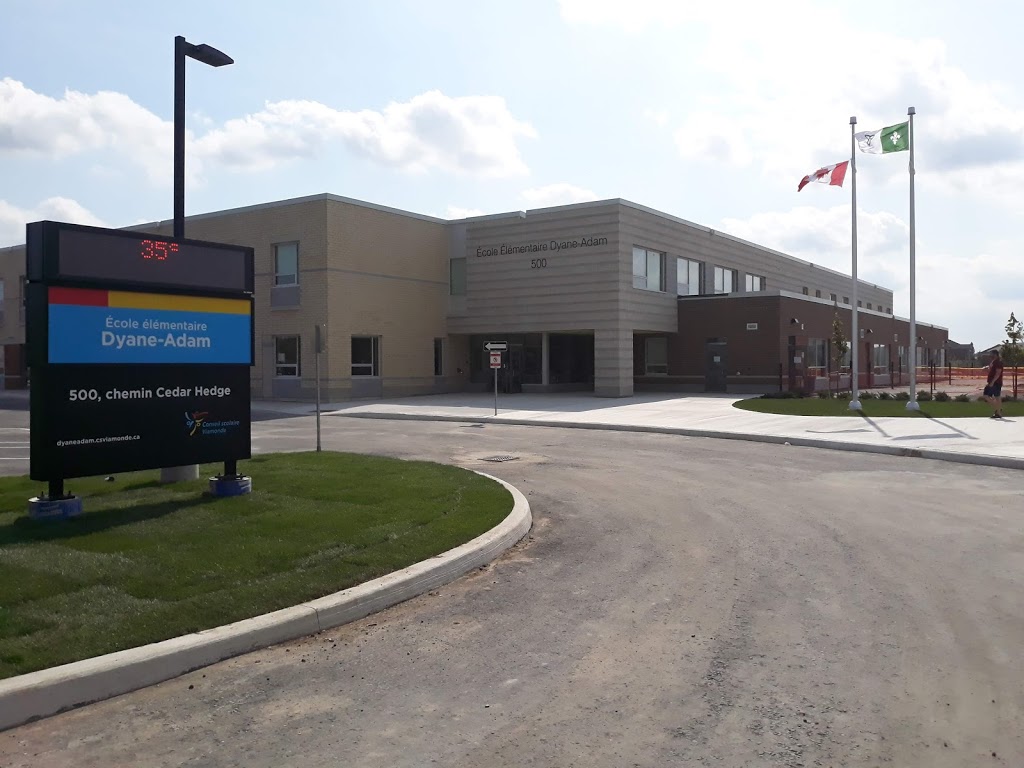 Ecole Dyane-Adam Elementary French School | 500 Cedar Hedge Rd, Milton, ON L9T 6J4, Canada | Phone: (289) 350-2428