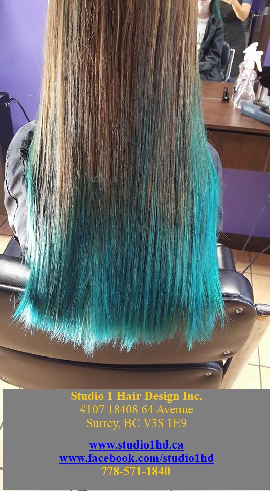 Studio 1 Hair Design Inc. | 107-18408 64 Ave, Surrey, BC V3S 1E9, Canada | Phone: (778) 571-1840