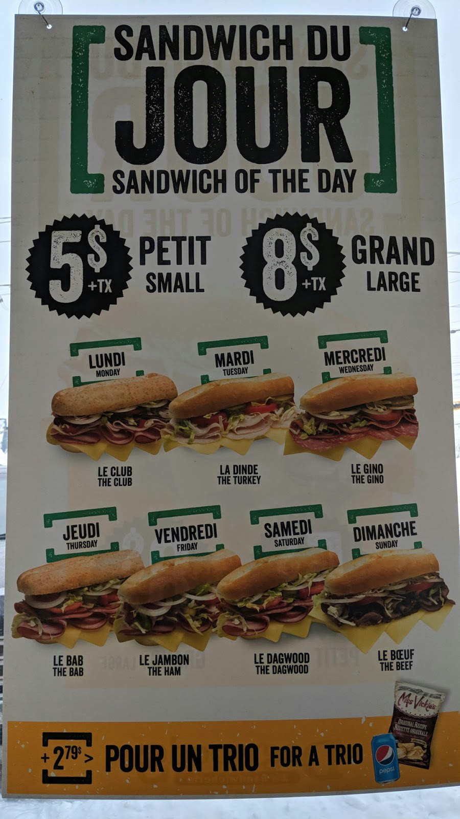 Dagwoods La Sandwicherie | 305 Bd du Curé-Labelle, Fabreville, QC H7P 2P2, Canada | Phone: (450) 628-9696