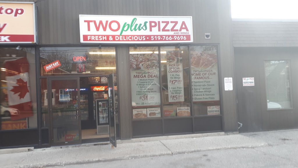Two Plus Pizza | 208 Yorkshire St N, Guelph, ON N1H 5C1, Canada | Phone: (519) 766-9696