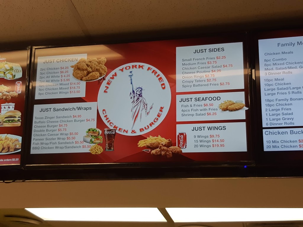 New York Fried Chicken And Burger | 143 Clarence St, Brampton, ON L6W 1T2, Canada | Phone: (905) 497-3663