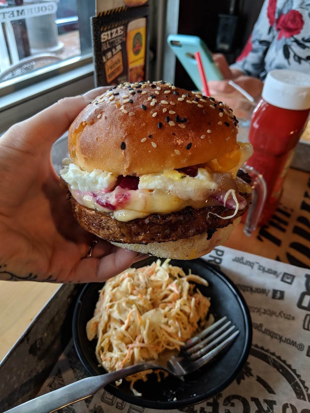 The Works Gourmet Burger Bistro | 149 Lakeshore Rd E, Oakville, ON L6J 1H3, Canada | Phone: (905) 337-9675