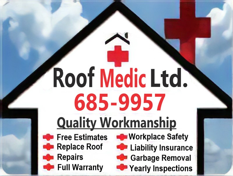 Roof Medic Ltd. | 94 Smallwood Dr, Mount Pearl, NL A1N 1B1, Canada | Phone: (709) 685-9957
