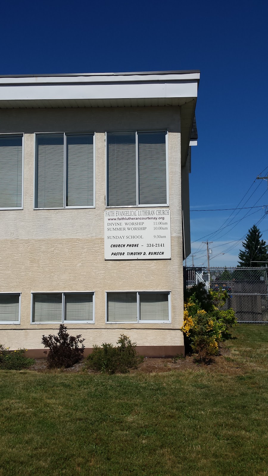 Faith Lutheran Church | 1688 McPhee Ave, Courtenay, BC V9N 3A5, Canada | Phone: (250) 334-2141