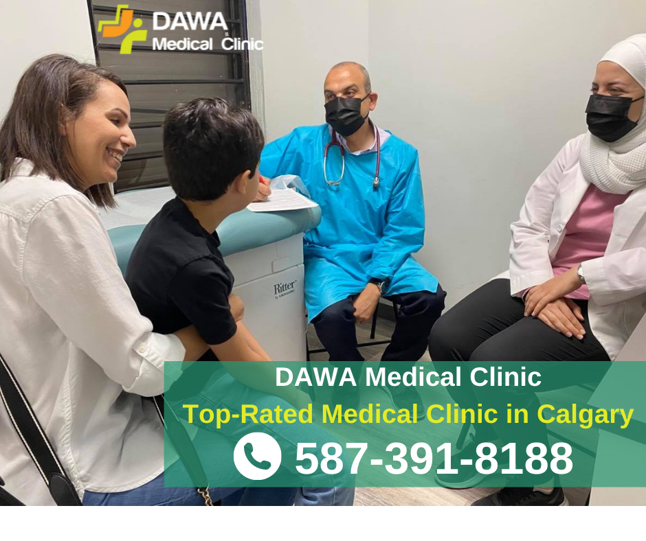DAWA Walk-in, Family Medical Clinic & Pharmacy | health | 5268 Marlborough Dr NE #3, Calgary, AB T2A 5L5, Canada | 5873918188 OR +1 587-391-8188