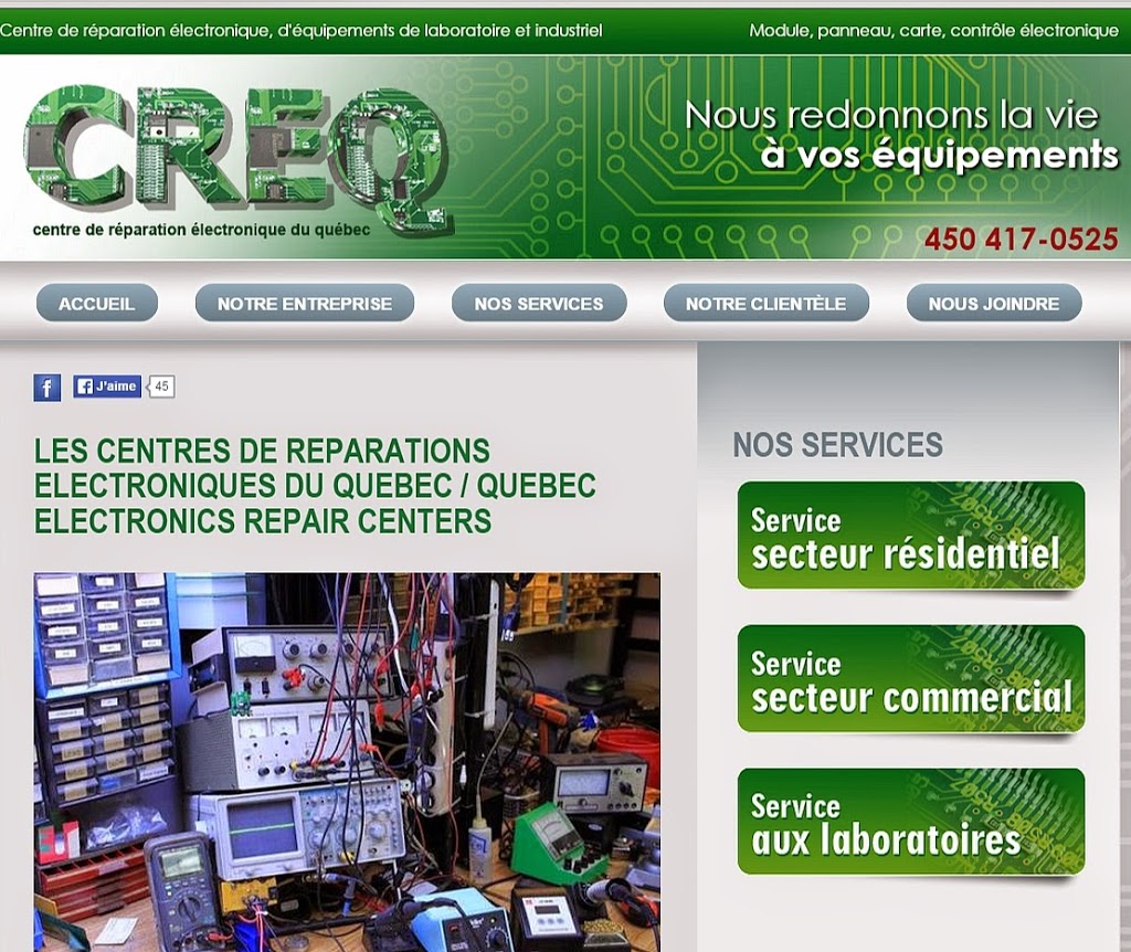 Centre de Reparation Electronique du Quebec | 3100 Boulevard de Mascouche, Mascouche, QC J7K 1Y4, Canada | Phone: (450) 417-0525