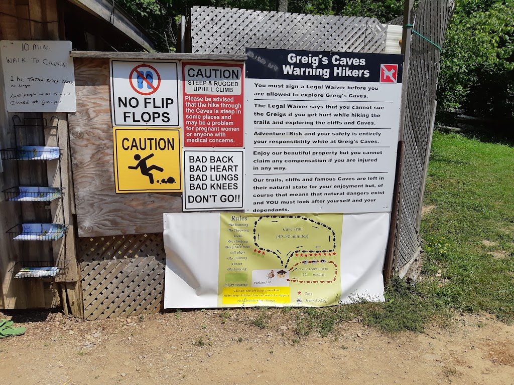Greig`s Caves | 407 Scenic Caves Rd, Lions Head, ON N0H 1W0, Canada | Phone: (519) 377-8762