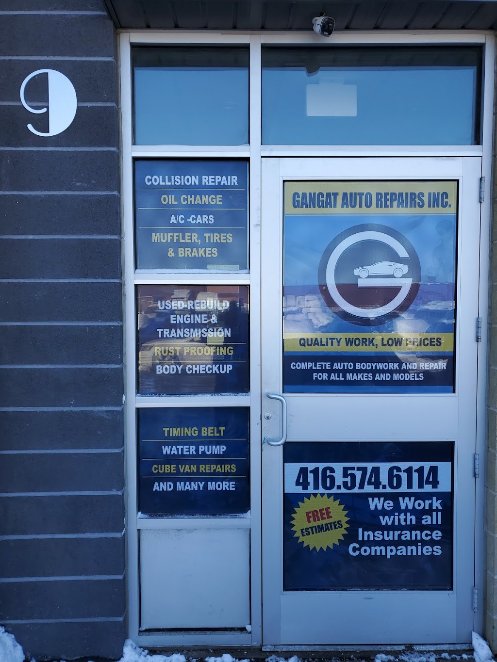 Gangat Auto Repairs Inc. | car repair | 2070 Steeles Ave E Unit 9, Brampton, ON L6T 1A7, Canada | 4165746114 OR +1 416-574-6114