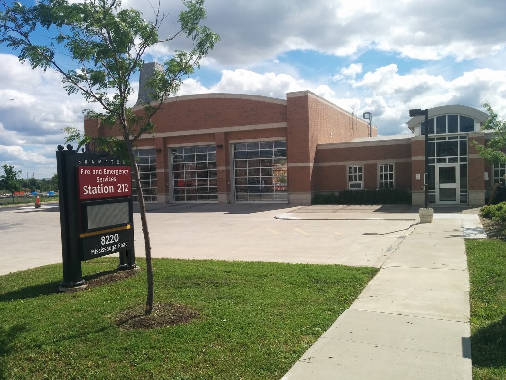 Brampton Fire Station 212 | 8220 Mississauga Rd, Brampton, ON L6Y 0C3, Canada | Phone: (905) 874-2000