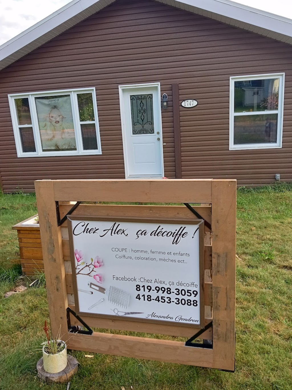Chez Alex, ça décoiffe | 1747 Rte Dublin, Inverness, QC G0S 1K0, Canada | Phone: (819) 998-3059