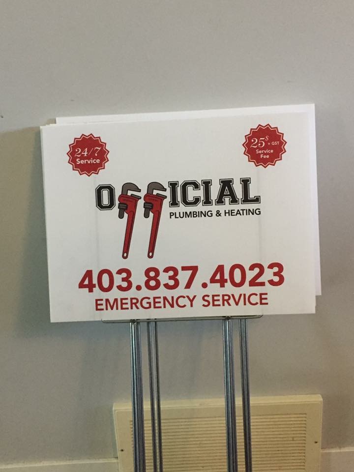 OFFICIAL PLUMBING & HEATING | 197 Cramond Green SE, Calgary, AB T3M 1B7, Canada | Phone: (403) 837-4023