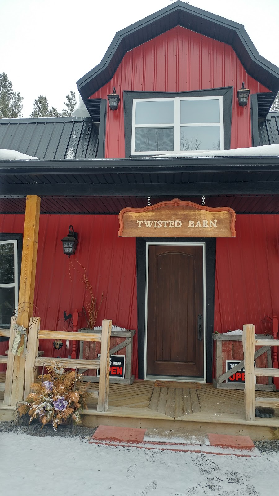 The Twisted Barn | 404039 Range Rd 72, Alhambra, AB T0M 0C0, Canada | Phone: (403) 845-5050