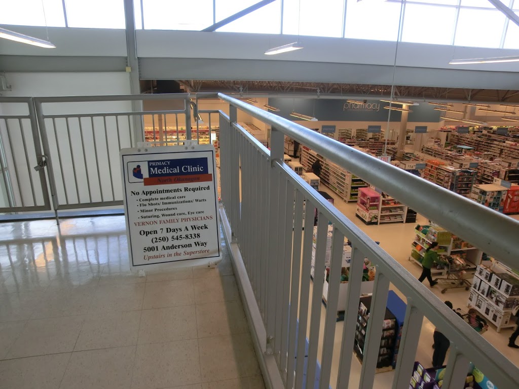 Primacy - North Okanagan Medical Clinic | 5001 Anderson Way, Vernon, BC V1T 9V1, Canada | Phone: (250) 545-8338