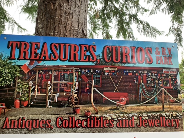 Treasures, Curios & RV Park | 2771 Old Alberni Hwy, Qualicum Beach, BC V9K 1X1, Canada | Phone: (250) 927-3434