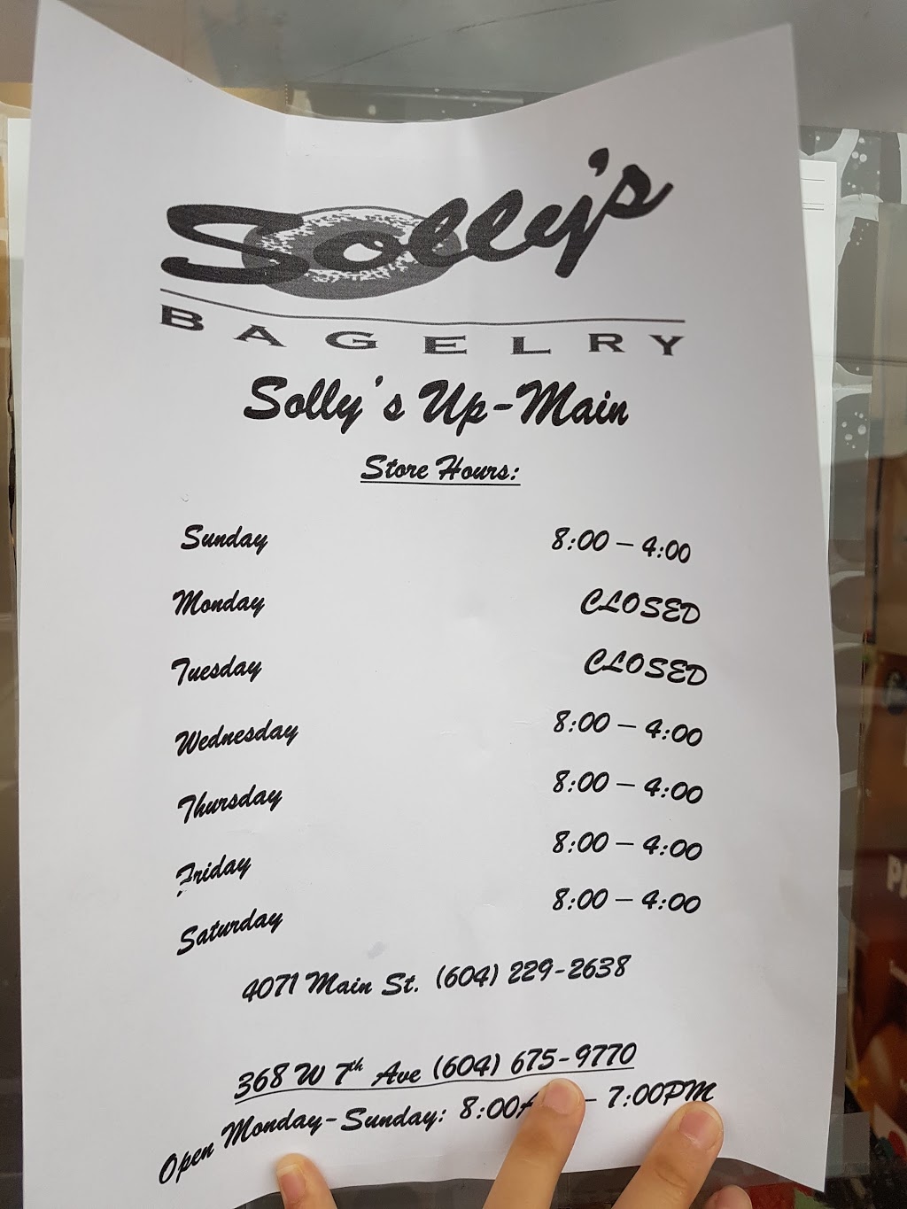 Sollys Up Main | 4071 Main St, Vancouver, BC V5V 3P5, Canada | Phone: (604) 229-2638