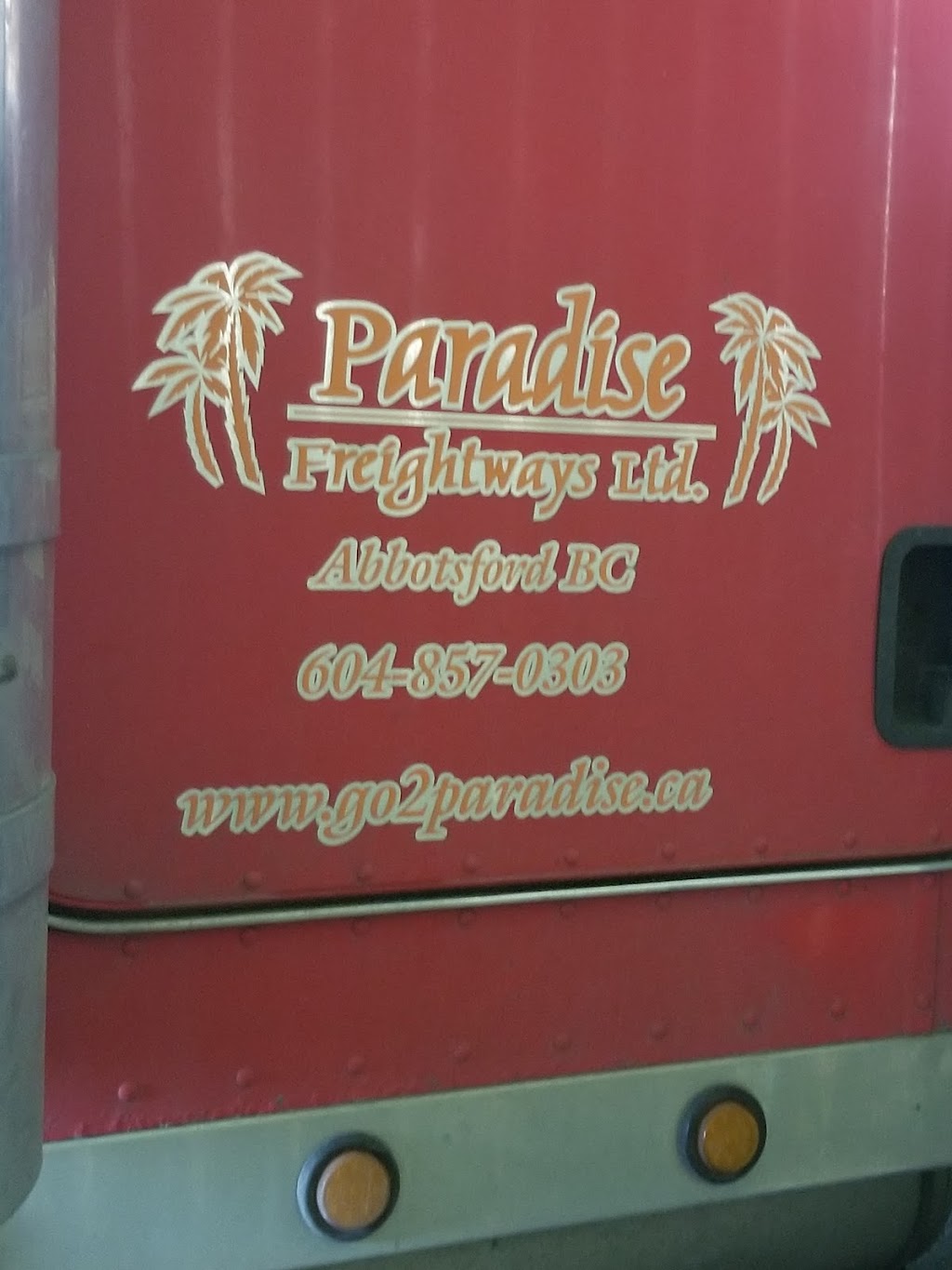 Paradise Freightways Ltd. | 30310 Old Yale Rd, Abbotsford, BC V4X 2N7, Canada | Phone: (604) 857-0303