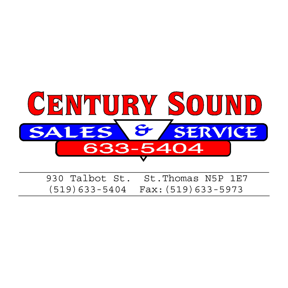 Century Sound Sales & Service | 930 Talbot St, St Thomas, ON N5P 1E7, Canada | Phone: (519) 633-5404