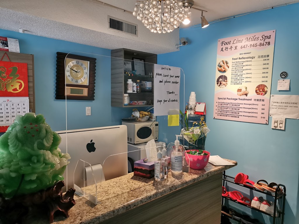 Foot Line Miles Spa | 667 Gerrard St E, Toronto, ON M4M 1Y2, Canada | Phone: (647) 945-8678