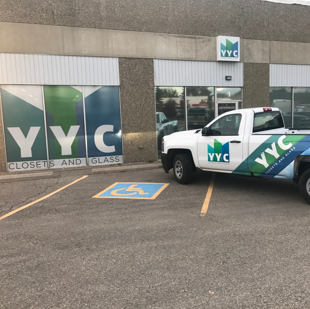 YYC Closets and Glass | 6304 Burbank Rd SE #1, Calgary, AB T2H 2C2, Canada | Phone: (403) 235-2005