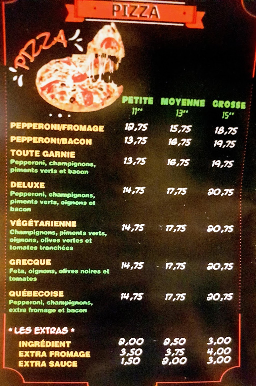 Pizzeria Giorgios | 1630 Rang Montcalm, Saint-Liguori, QC J0K 2X0, Canada | Phone: (450) 916-0760